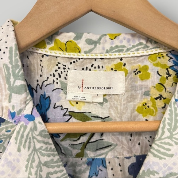 Anthropologie Printed Surf Shirt Sz Small - Picture 4 of 13